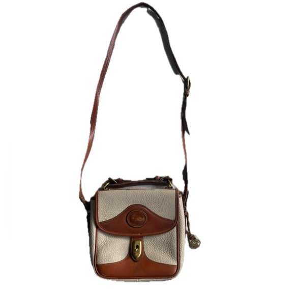 Vintage DOONEY & BOURKE Leather Handle Satchel Shoulder Bag Crossbody - Picture 1 of 15